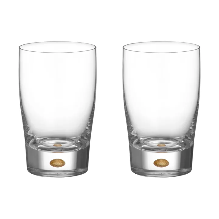 Intermezzo tumbler 25 cl 2-pack - Gold - Orrefors