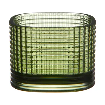 Magica candle holder super circle 5 cm - Green - Orrefors