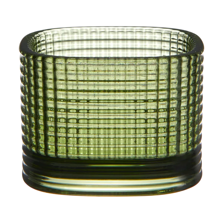 Magica candle holder super circle 5 cm - Green - Orrefors