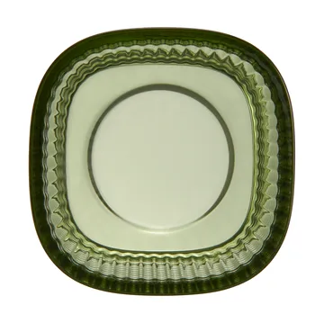 Magica candle holder super circle 5 cm - Green - Orrefors