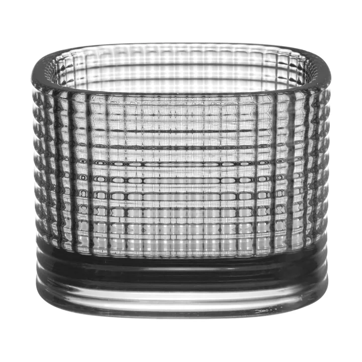 Magica candle holder super circle 5 cm - Grey - Orrefors