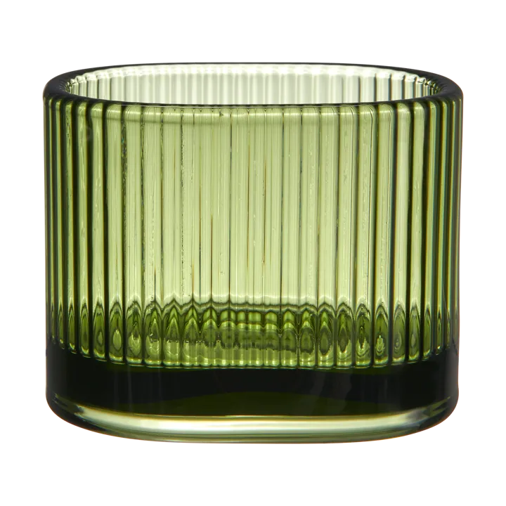 Magica candle holder super ellipse 7 cm - Green - Orrefors