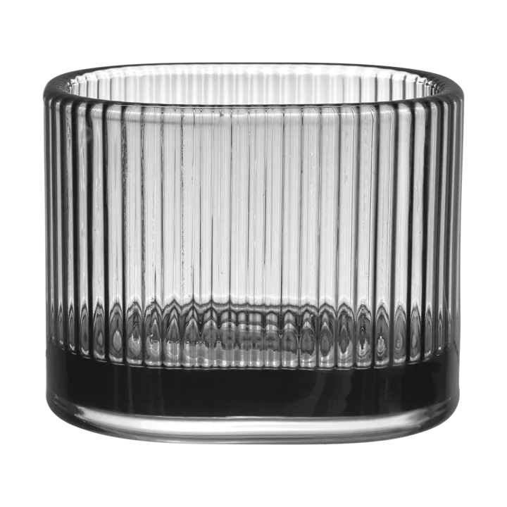 Magica candle holder super ellipse 7 cm - Grey - Orrefors