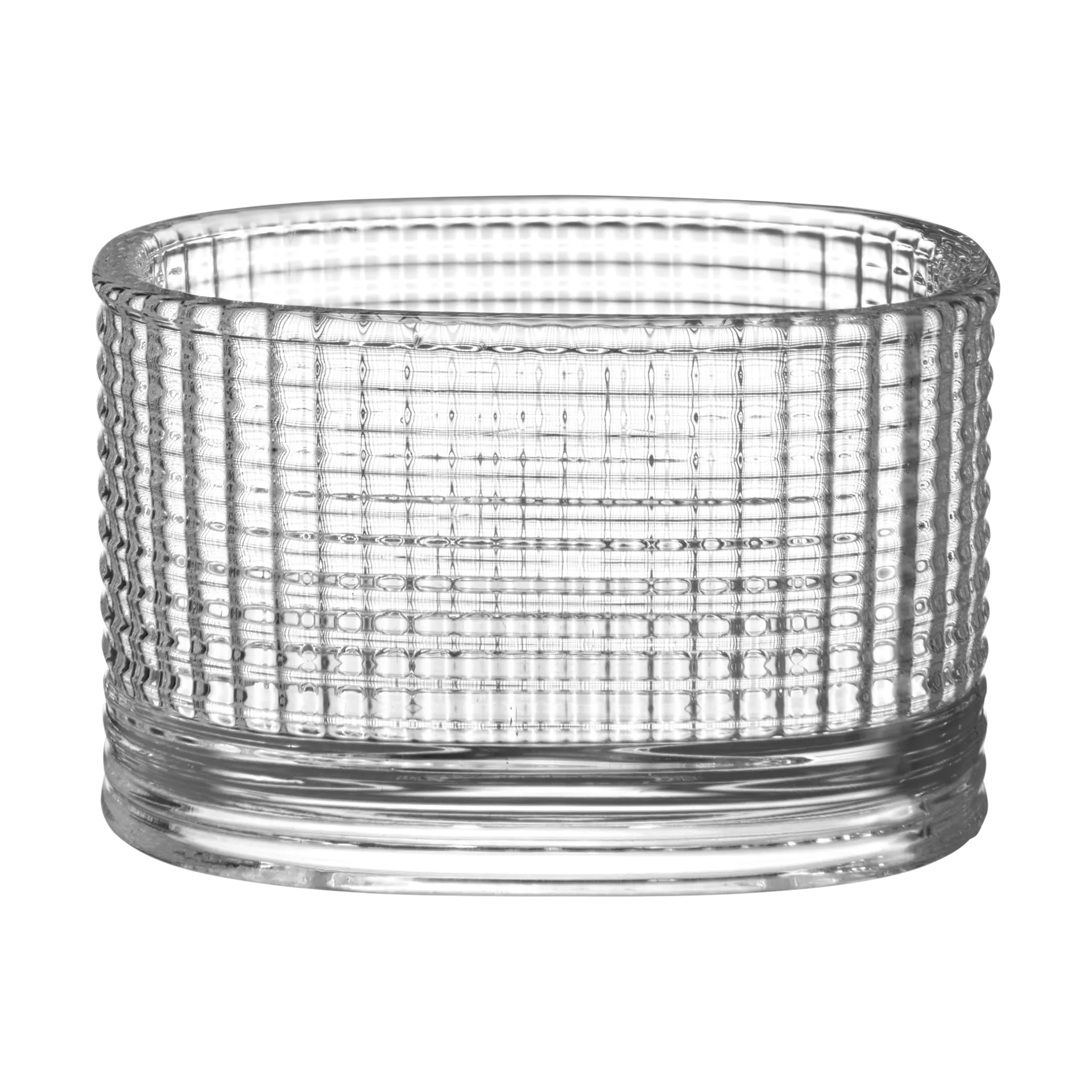 Magica tealight holder super ellipse 5 cm, Clear Orrefors