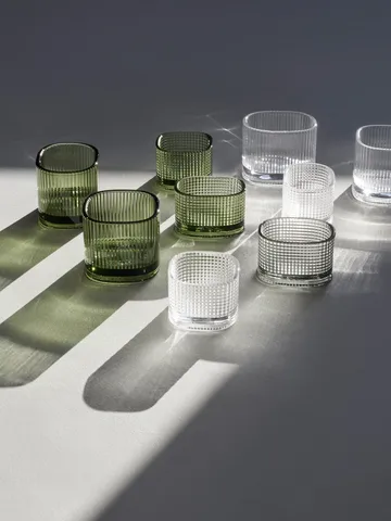 Magica tealight holder super ellipse 5 cm - Clear - Orrefors