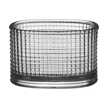 Magica tealight holder super ellipse 5 cm - Grey - Orrefors