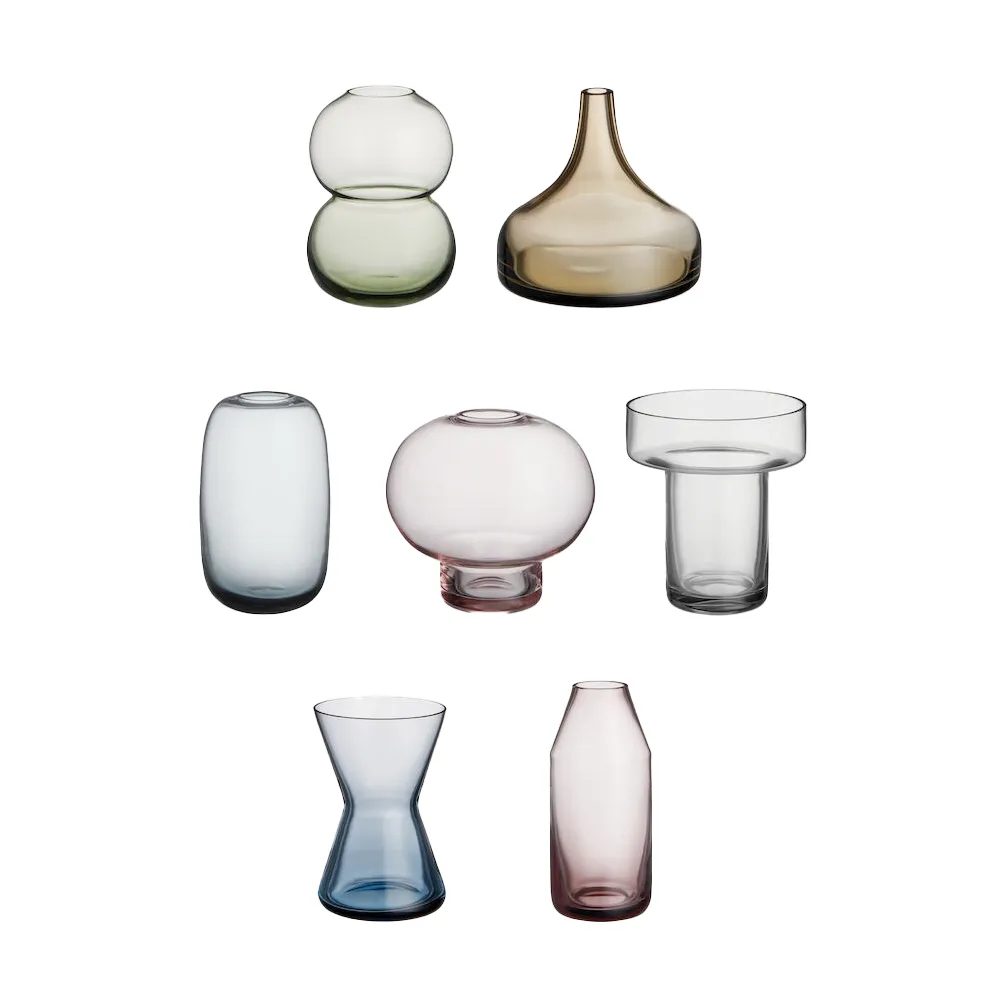 Midsummer Mini Vases 7 pieces, Multi Orrefors