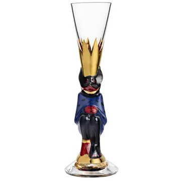 Nobel Snaps glass 4 cl - blue - Orrefors