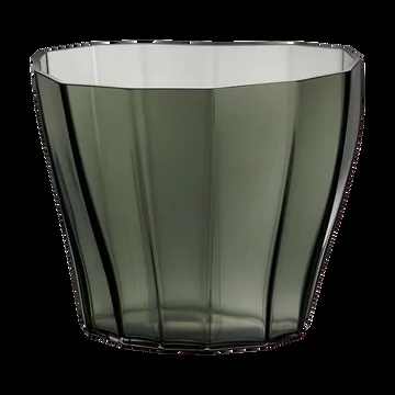 Reed vase 17.5 cm - Moss green - Orrefors
