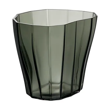Reed vase 17.5 cm - Moss green - Orrefors