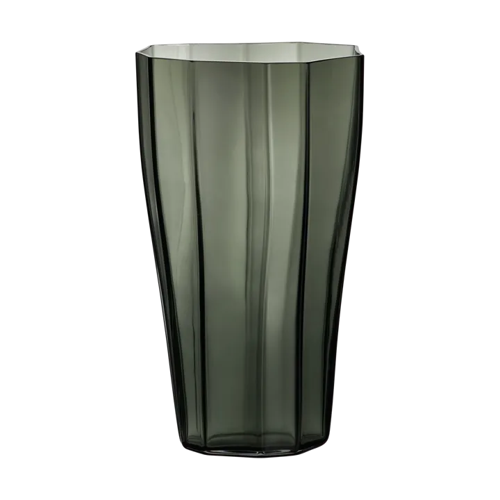 Reed vase 30 cm - Moss green - Orrefors
