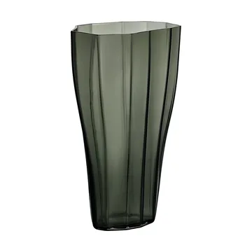 Reed vase 30 cm - Moss green - Orrefors