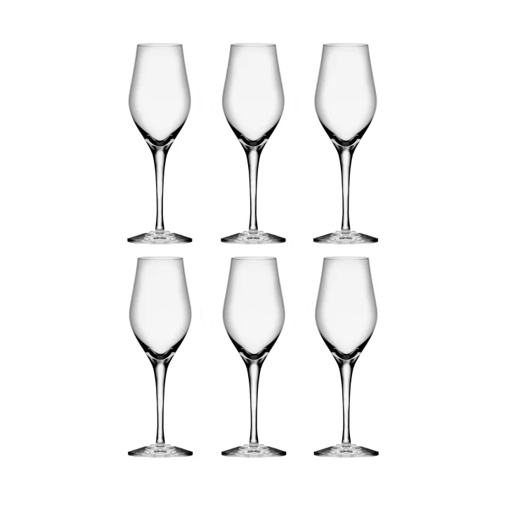 Sense champagne glass 25.5 cl 6-pack - Clear - Orrefors