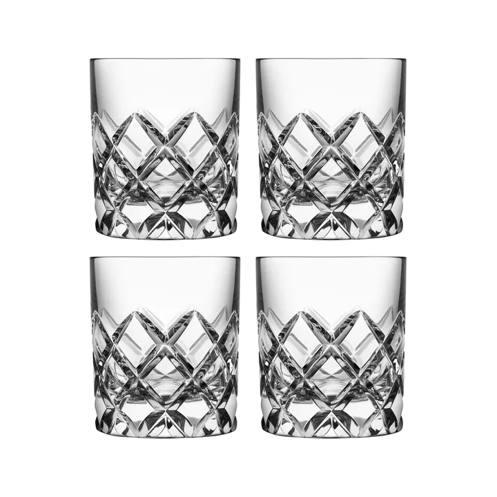Sofiero whiskey glass 4-pack - Clear - Orrefors