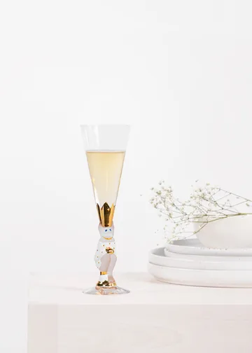 The Sparkling Devil champagne glass 19 cl - White - Orrefors