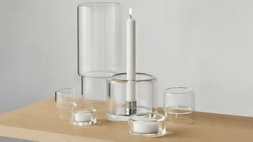 Tou candleholder 84 mm - Clear - Orrefors