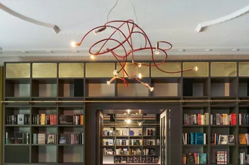 Andromeda ceiling lamp 108 cm - Green steel - Örsjö Belysning