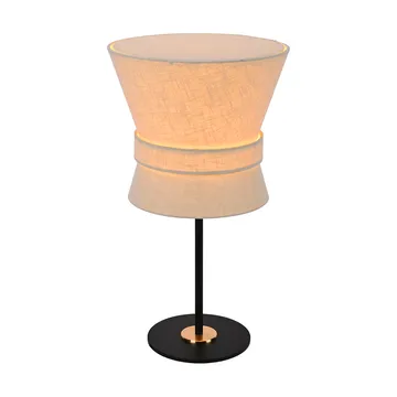 Bow table lamp - Black-cream white, small 50 cm - Örsjö Belysning
