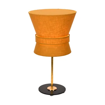 Bow table lamp - Raw brass-yellow ochre, small 50 cm - Örsjö Belysning