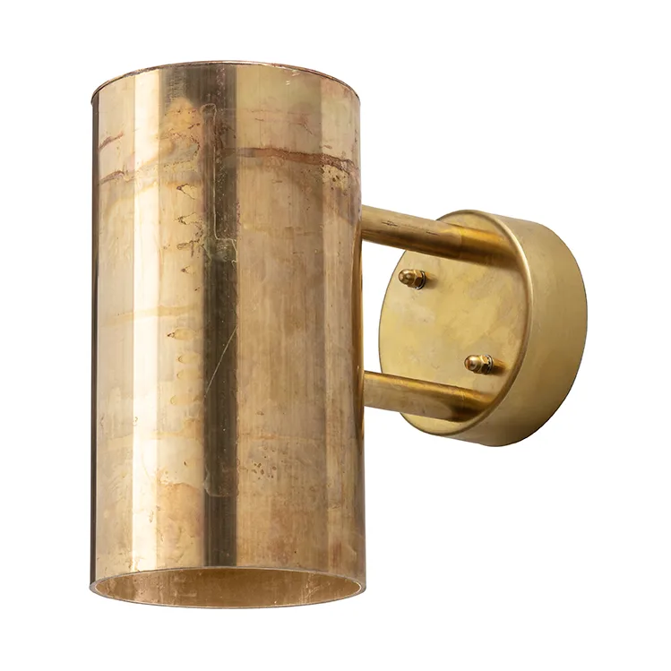 C627 small outdoor wall lamp, Brass Örsjö Belysning