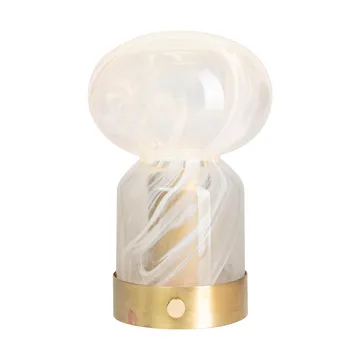 Essence Cloudy portable table lamp - Brass-glass - Örsjö Belysning