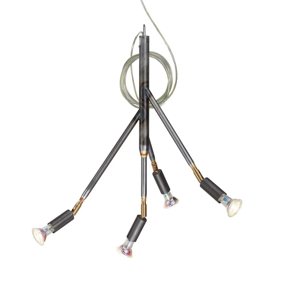 Kvist lamp small, Raw steel Örsjö Belysning