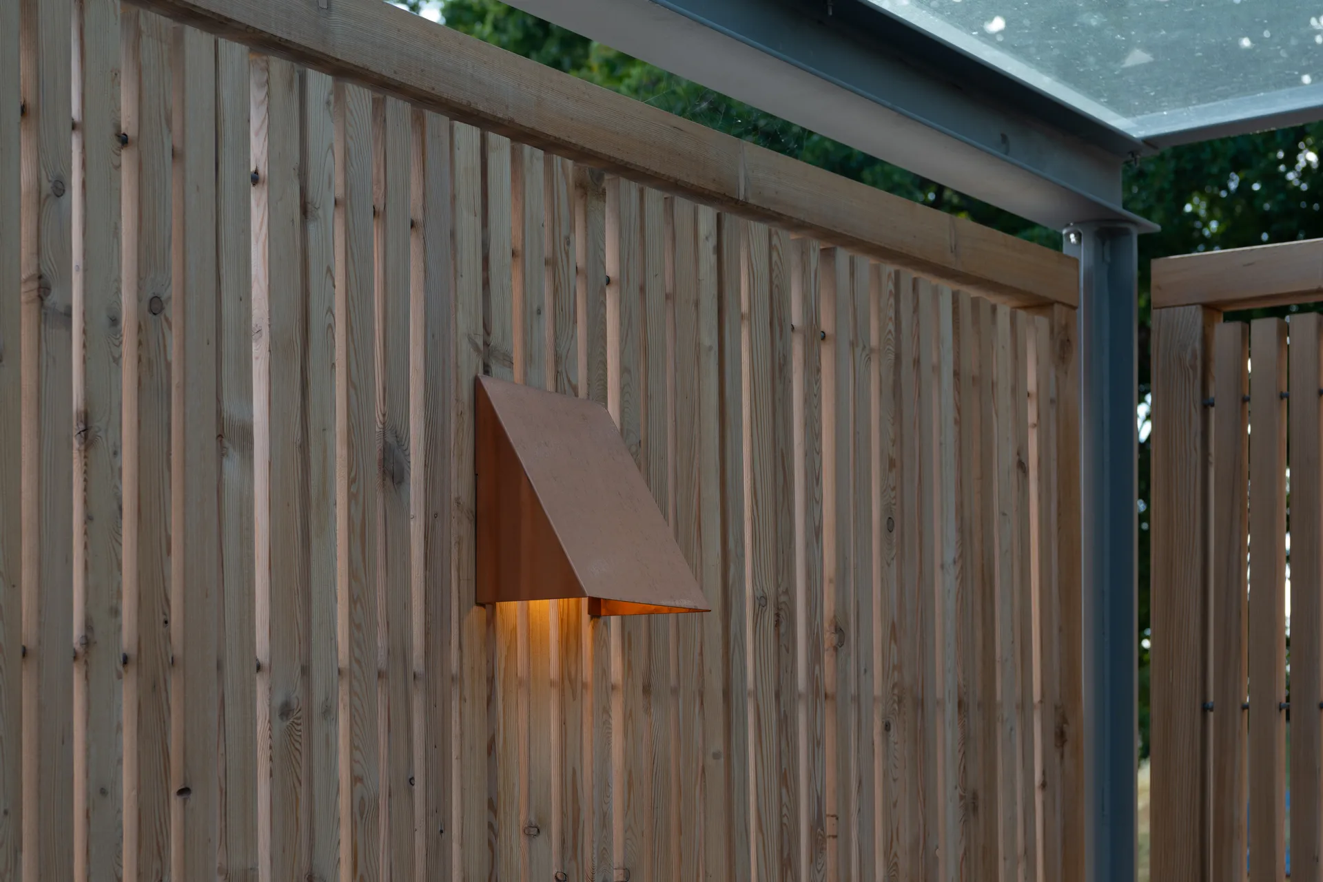 Oxid large outdoor wall lamp, Copper Örsjö Belysning