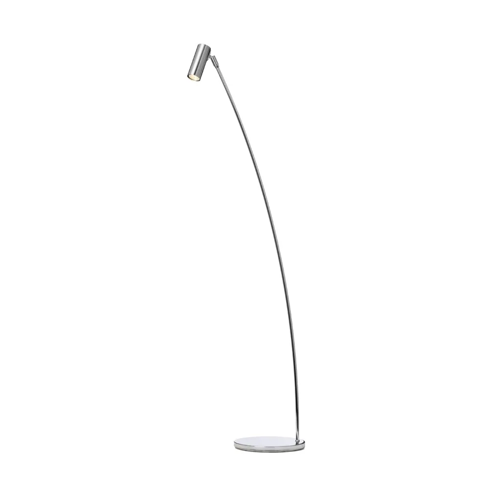 Puck floor lamp, Chrome Örsjö Belysning