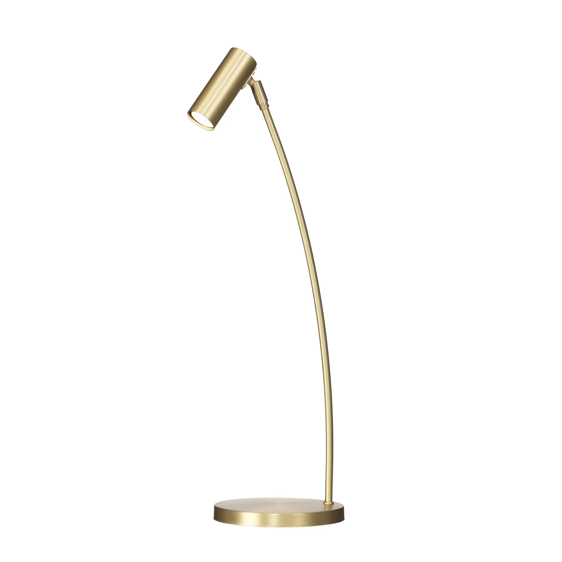 Puck table lamp, matte brass Örsjö Belysning