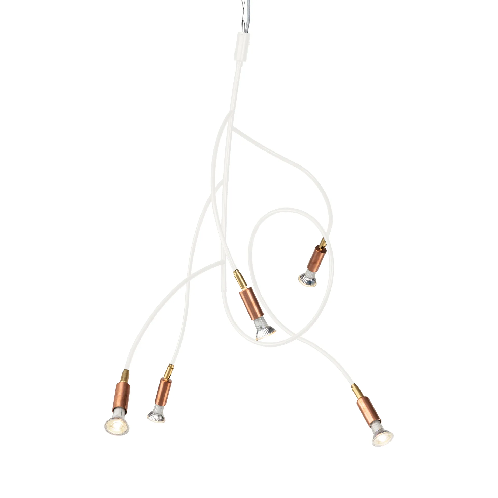 Ranka 5 ceiling lamp, White Örsjö Belysning