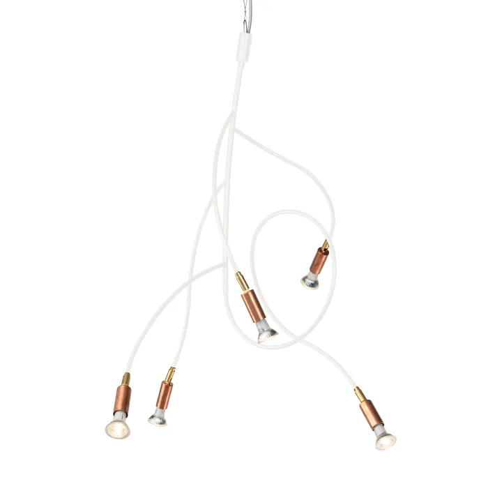 Ranka 5 ceiling lamp - White - Örsjö Belysning