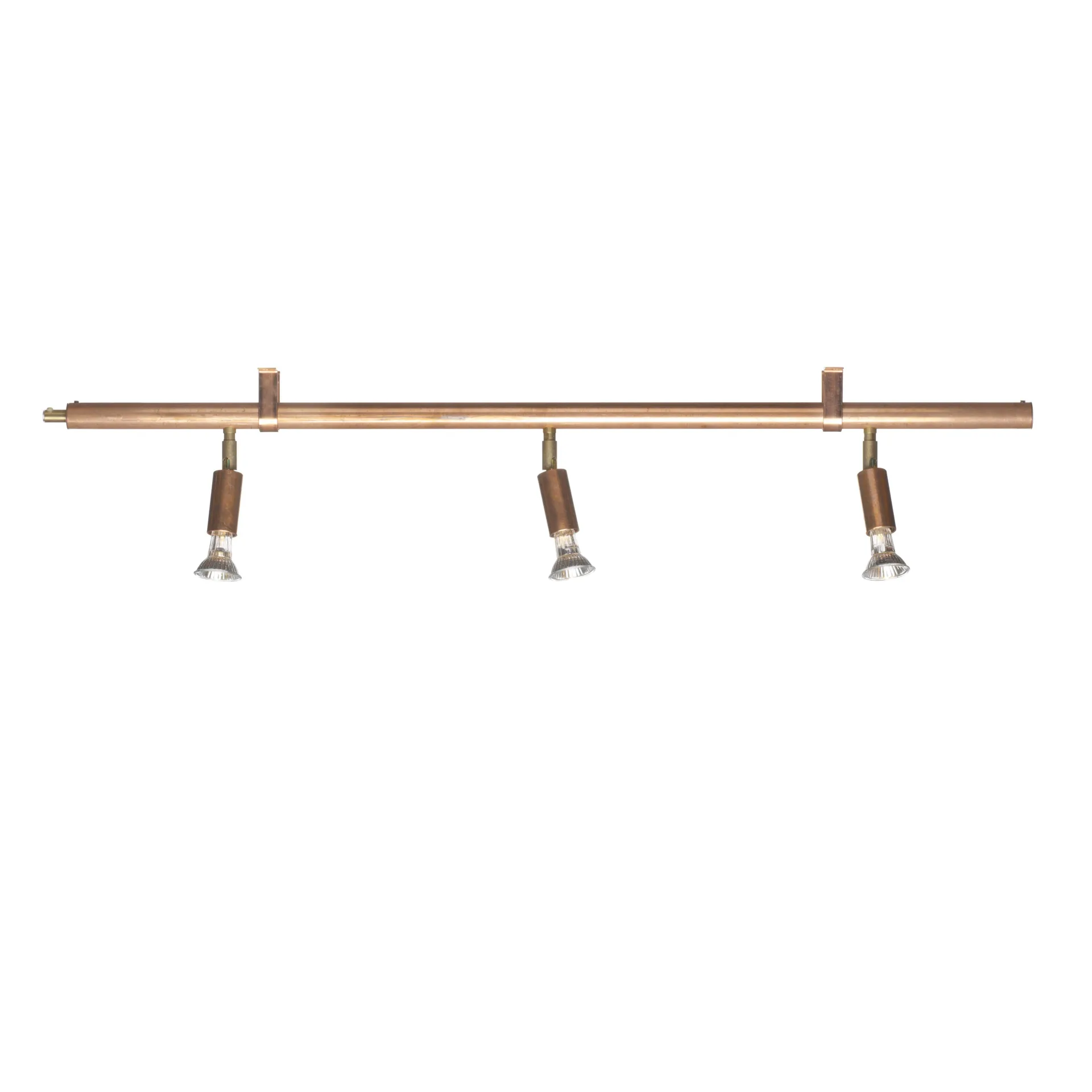 Star 3 lamp, rough copper Örsjö Belysning