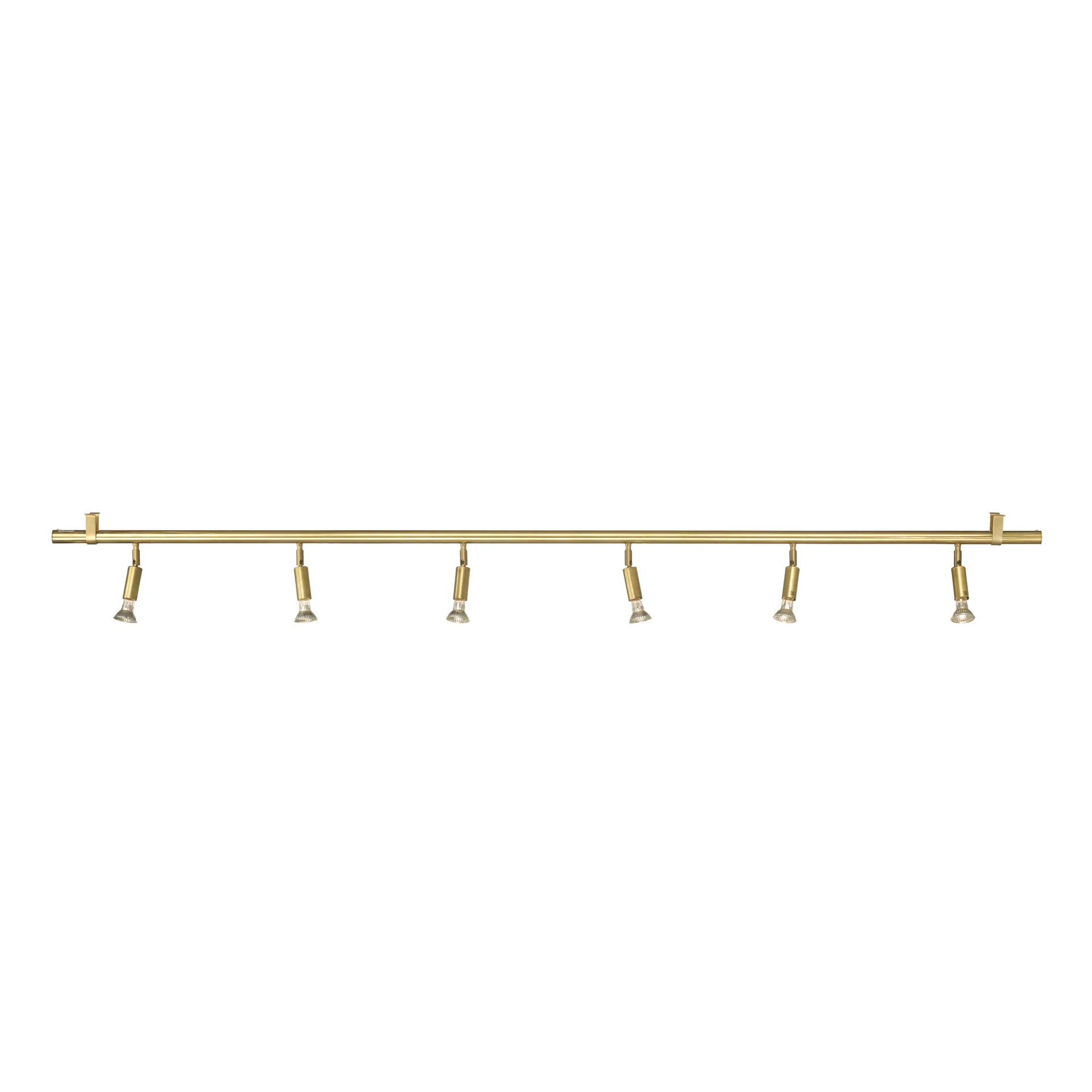 Star 6 wall and ceiling lamp, Raw brass Örsjö Belysning