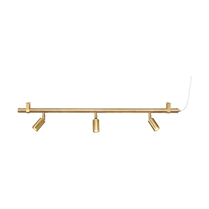 Starlight 3 wall and ceiling lamp - Raw brass - Örsjö Belysning