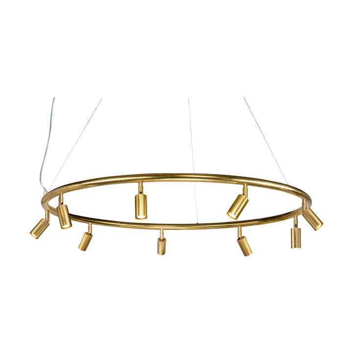 Starlight round wall and ceiling lamp Ø100 cm - Raw brass - Örsjö Belysning