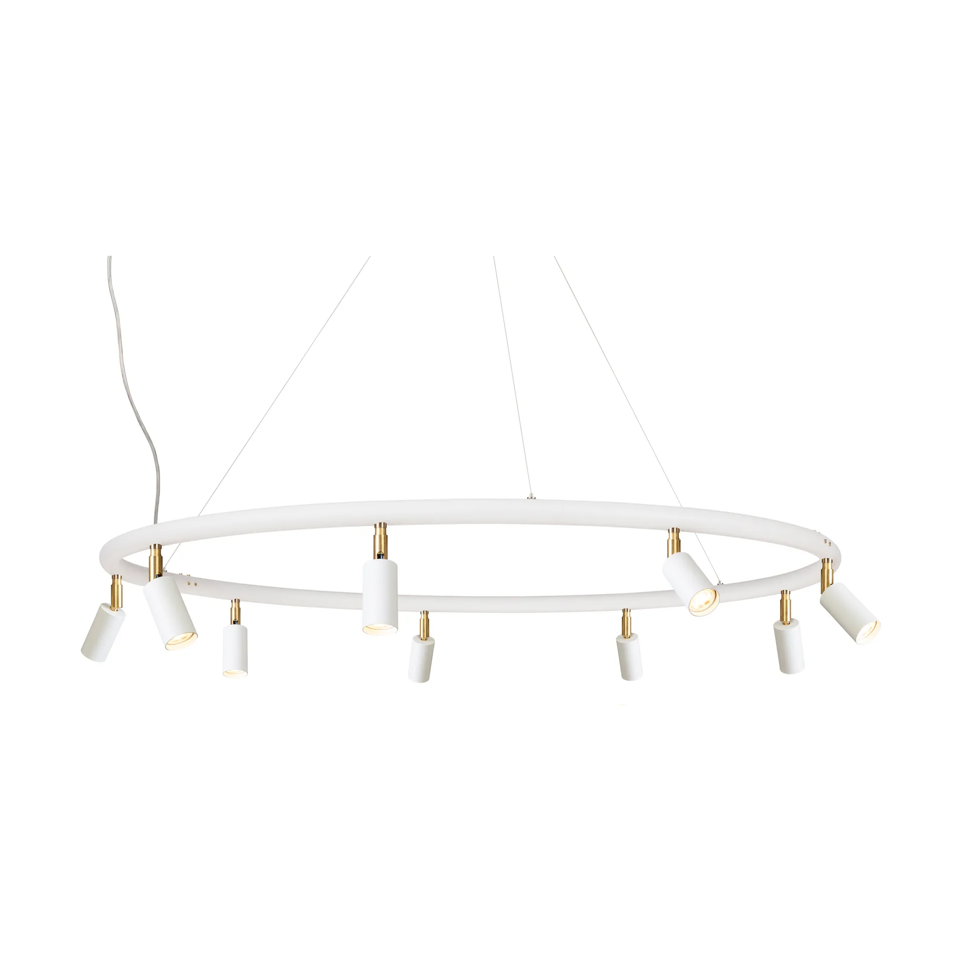 Starlight round wall and ceiling lamp Ø100 cm, White textured lacquer RAL 9016 Örsjö Belysning