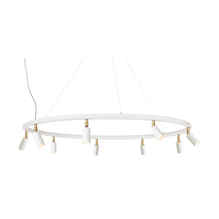 Starlight round wall and ceiling lamp Ø100 cm - White textured lacquer RAL 9016 - Örsjö Belysning