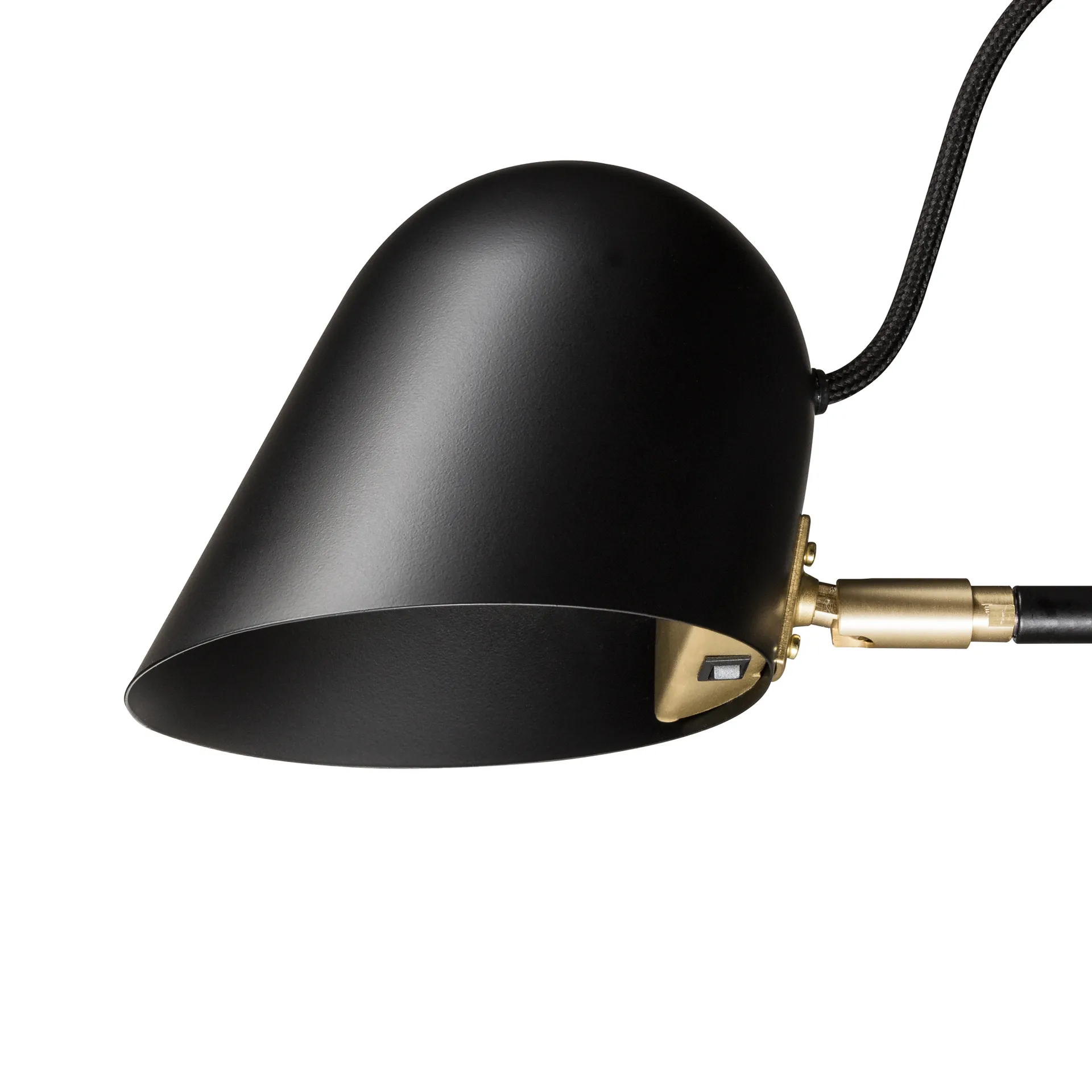 Streck table lamp, Warm grey, warm grey textile cord Örsjö Belysning