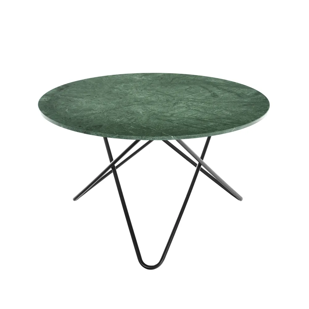 Big O Table dining table, Marble indio. black stand OX Denmarq