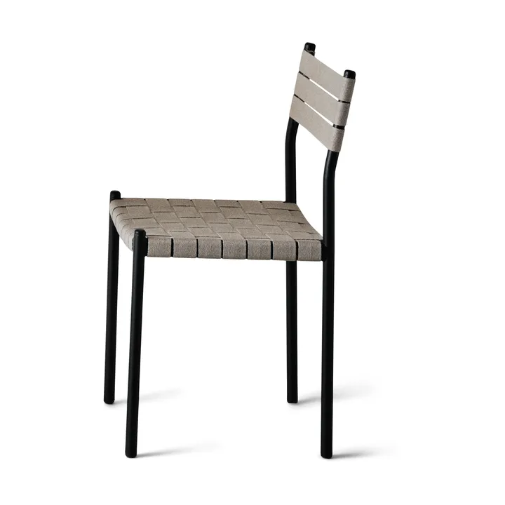 Nettan Chair black frame chair - Natural weave - OX Denmarq