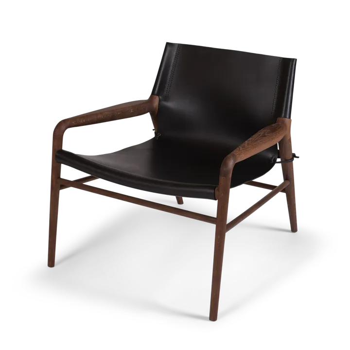 Rama Chair armchair smoked oak - Black - OX Denmarq