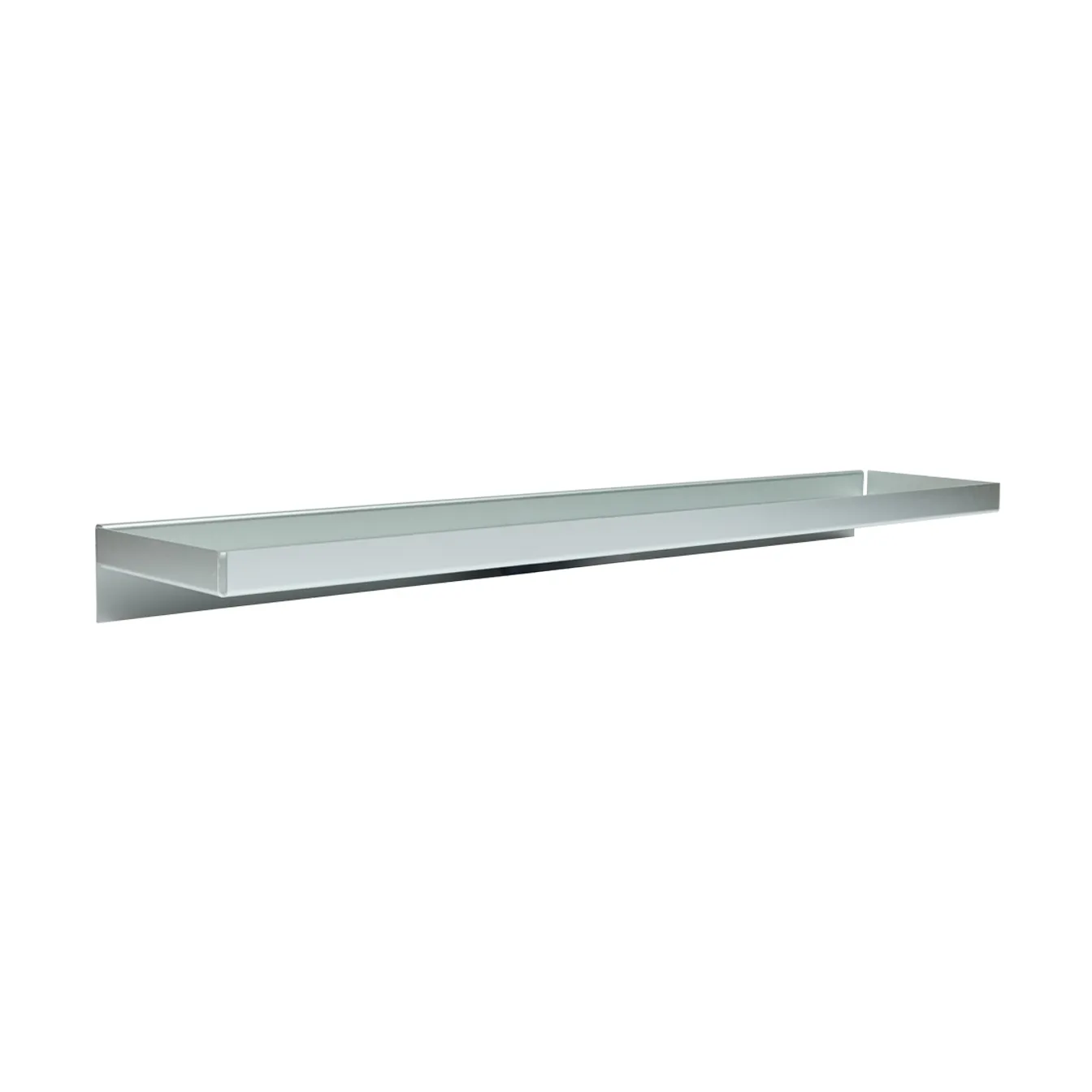 Bakku wall shelf large 16x80 cm, Aluminium OYOY