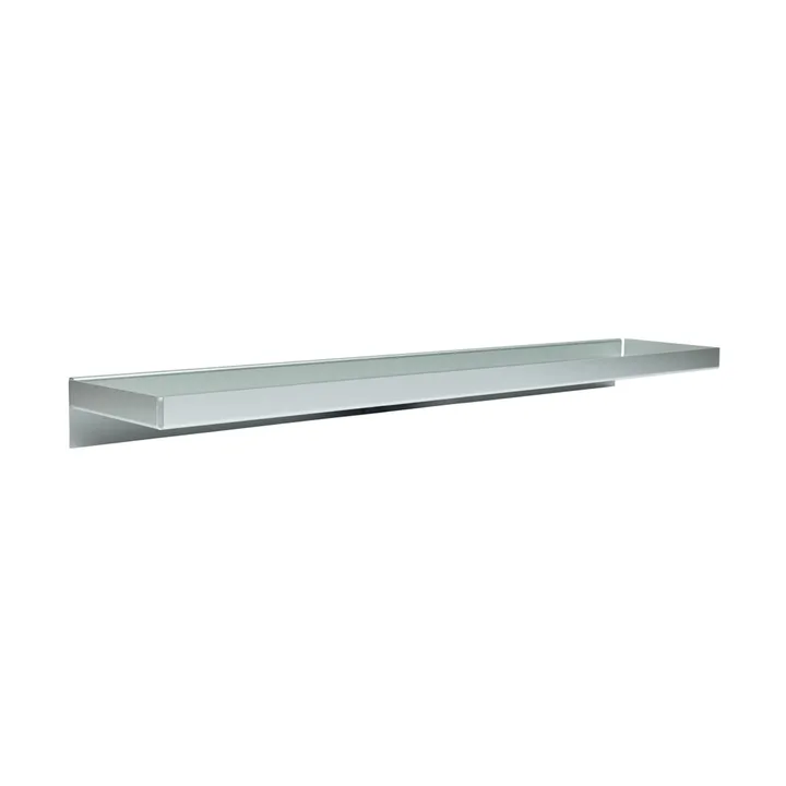 Bakku wall shelf large 16x80 cm - Aluminium - OYOY