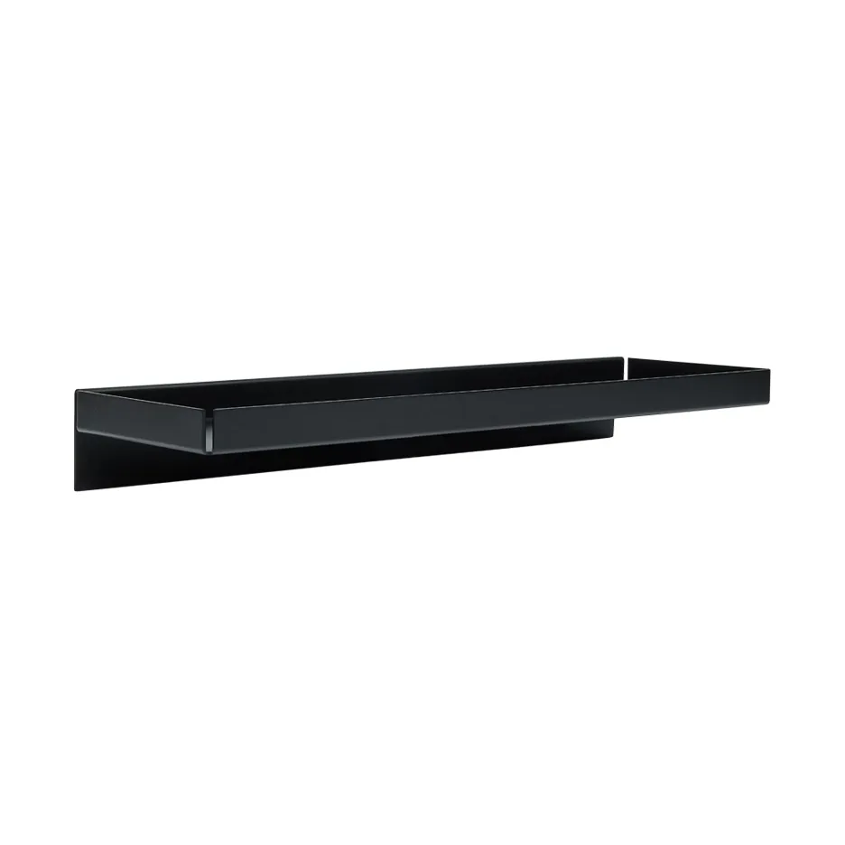 Bakku wall shelf small 16x50 cm, Black OYOY