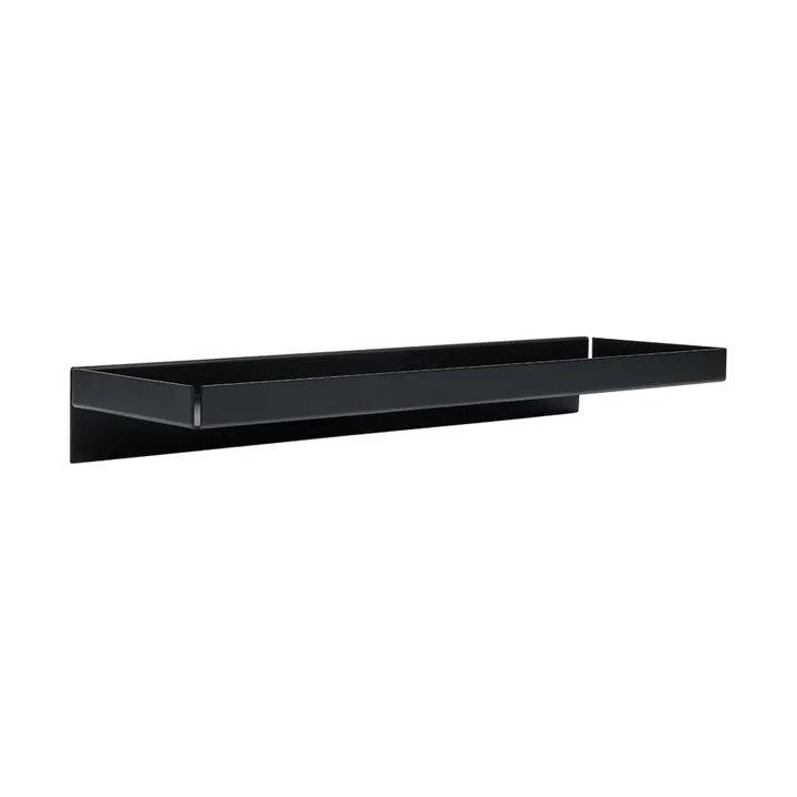 Bakku wall shelf small 16x50 cm - Black - OYOY