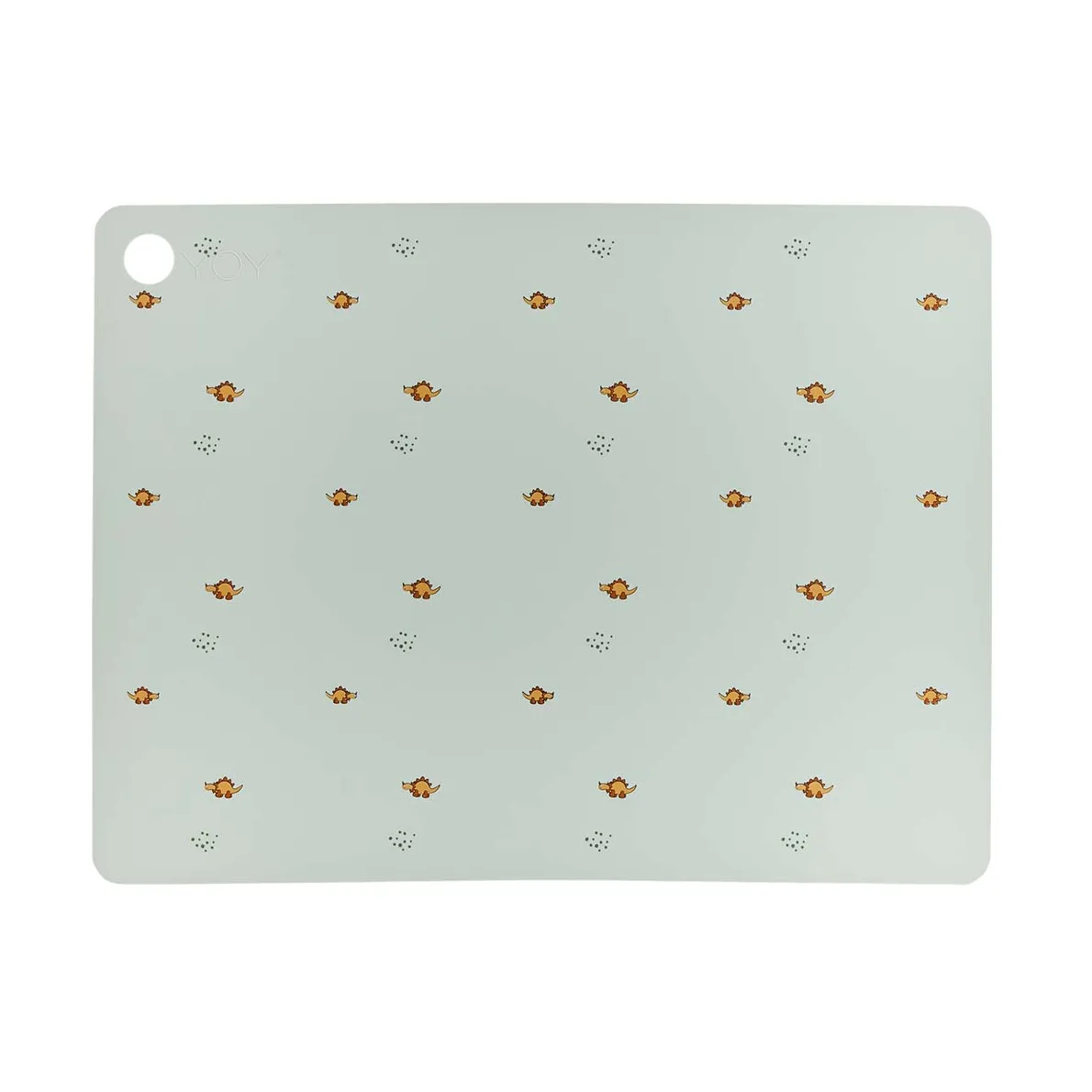 Billy Dino placemat 34x45 cm, Pale green OYOY
