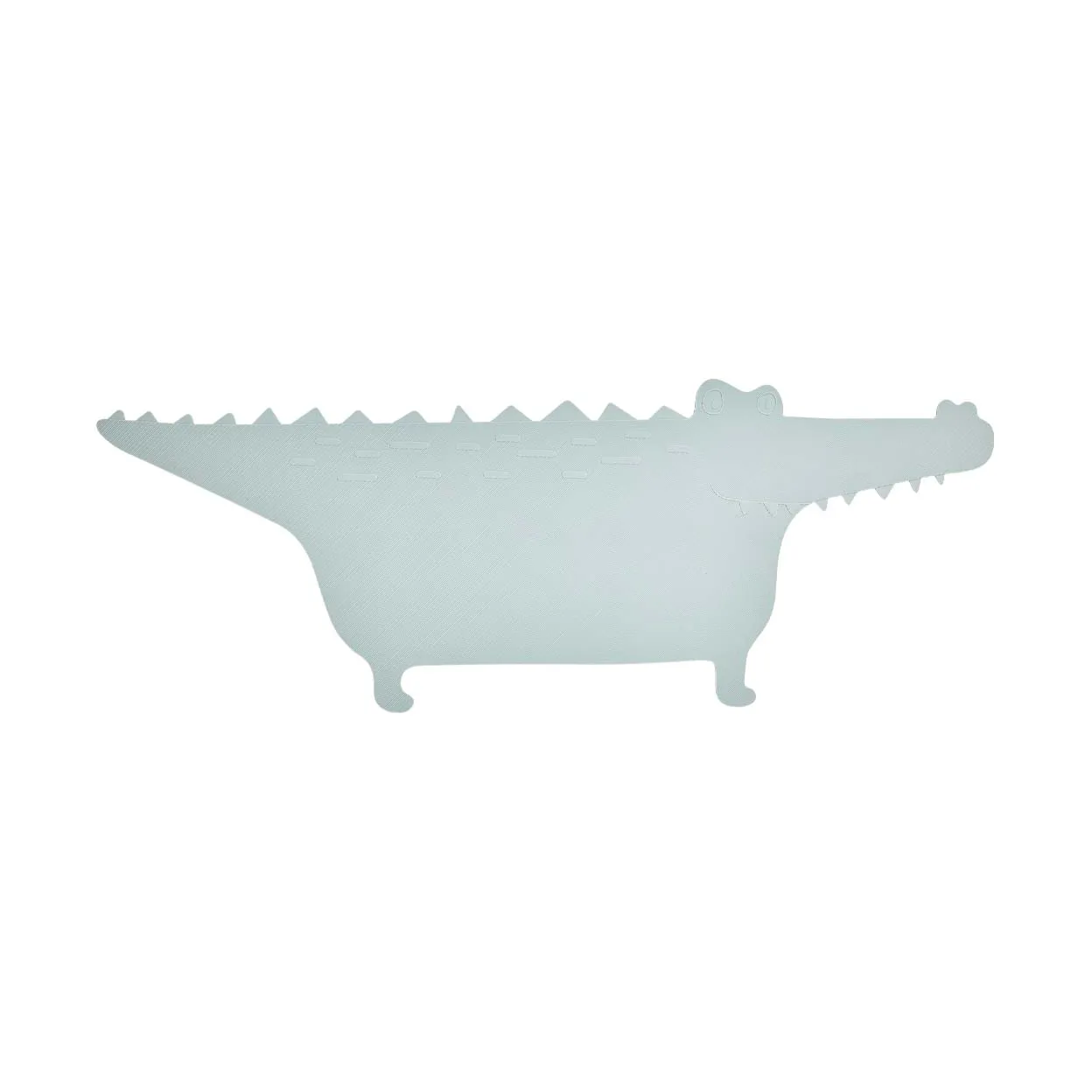Crocodile Gustav bath mat, Pale mint OYOY