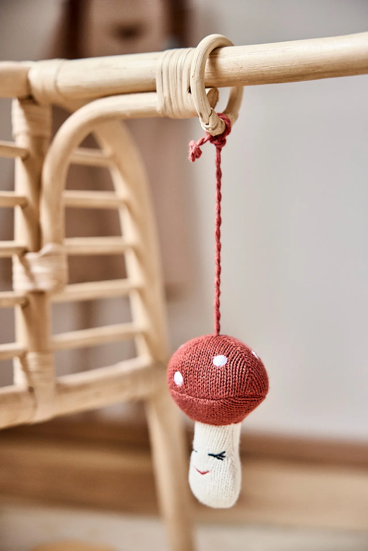 Forest play toys for baby gym, Brown-green-red OYOY