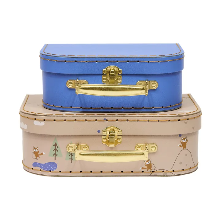Friends in the Forest suitcase set 2 pieces - Fox - OYOY