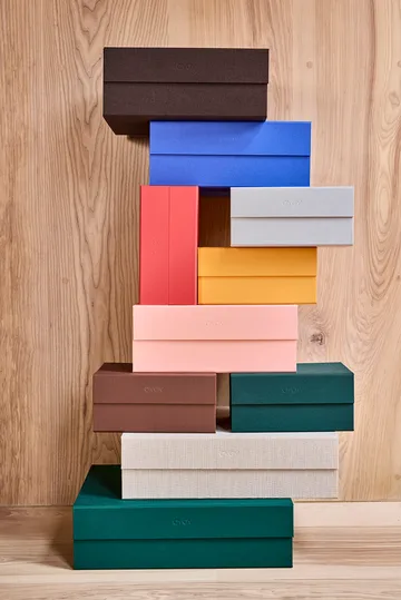 Hako storage box A4 - Coral - OYOY